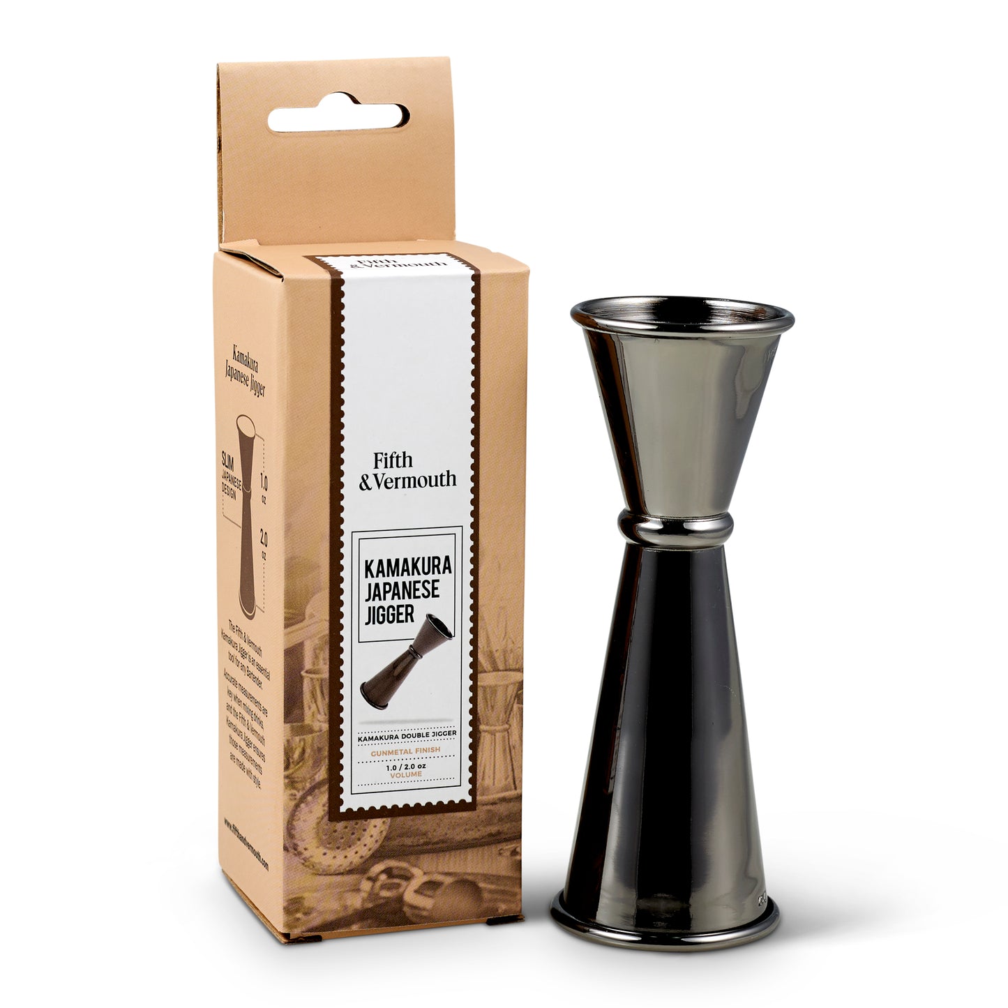 Kamakura Japanese Jigger (1oz/2oz)