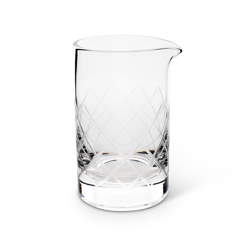 Etched Mixing Glass
