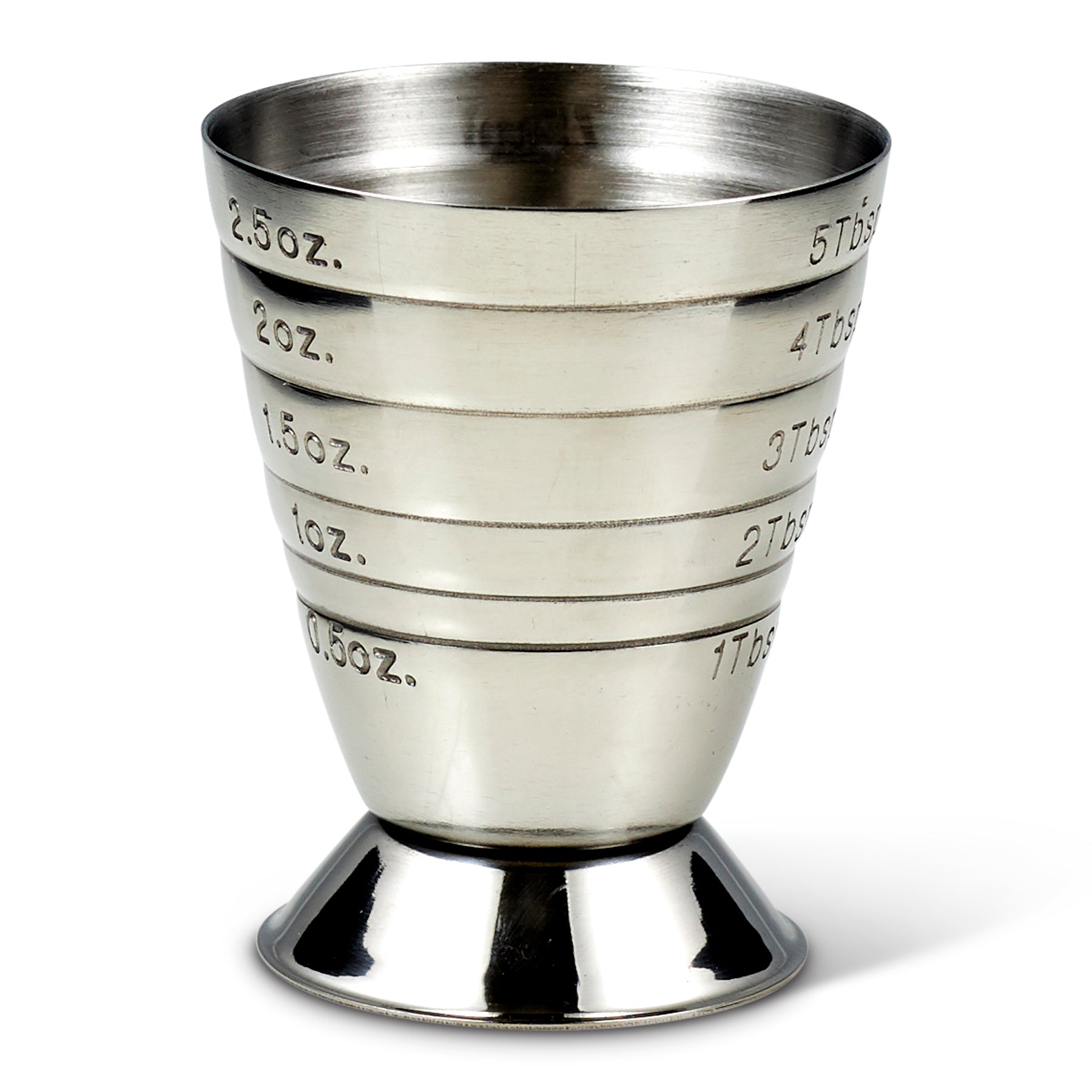 Jigger Multi Multi-Level Jigger – Stainless Steel (2.5 oz / 75 ml) – Proof