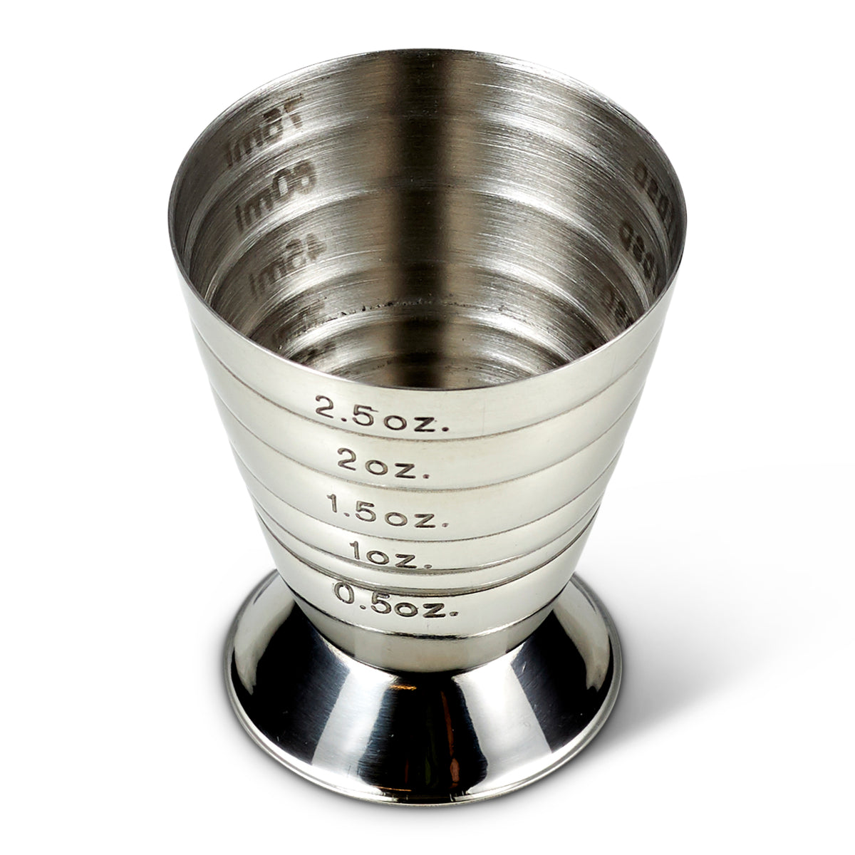 Jigger Multi Multi-Level Jigger – Stainless Steel (2.5 oz / 75 ml) – Proof